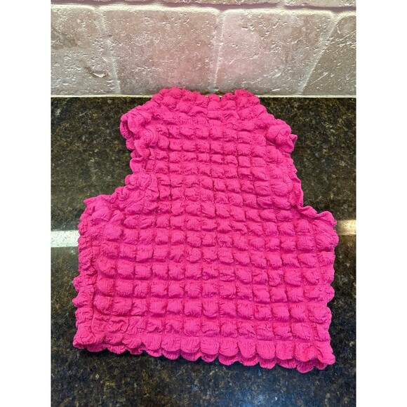 Amanda Uprichard New York Amiri Knit Top Size S French Rose NEW - Picture 3 of 4